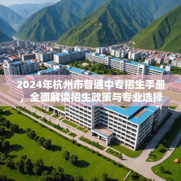 2024年杭州市普通中专招生手册，全面解读招生政策与专业选择