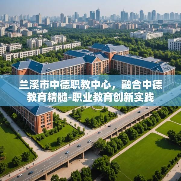 兰溪市中德职教中心，融合中德教育精髓-职业教育创新实践